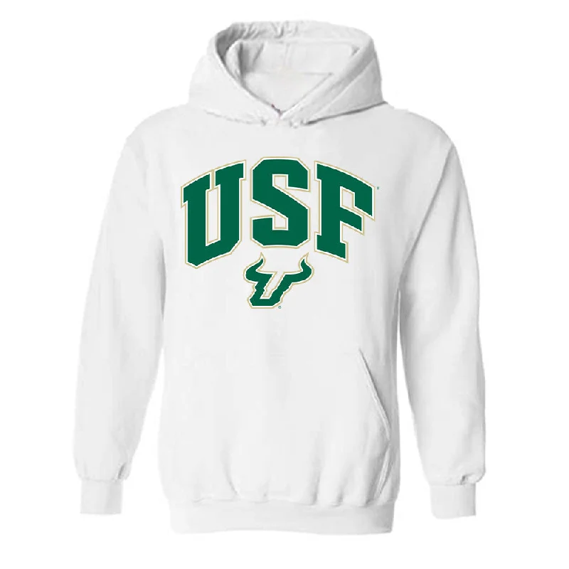 USF - NCAA Women's Basketball : Sammie Puisis - Classic Fashion Shersey Hooded Sweatshirt Hoodie with Embroidery Detailed Premium