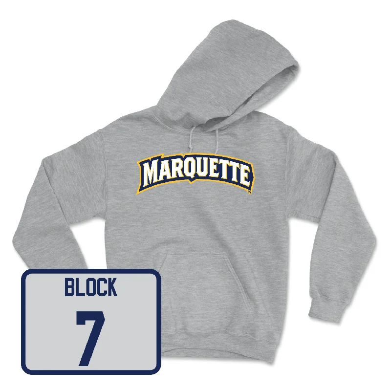 Sport Grey Women's Soccer Wordmark Hoodie Hoodie with Double Zipper Versatile Adjustable