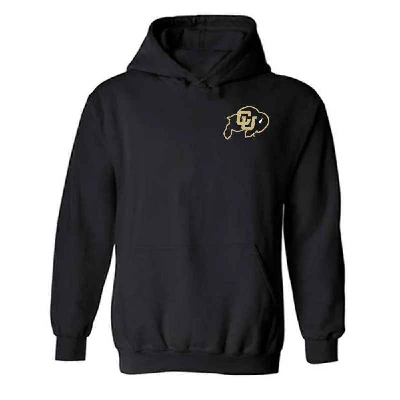 Colorado - NCAA Women's Basketball : Ayianna Johnson - Hooded Sweatshirt Hoodie with Pocket Utility Practical