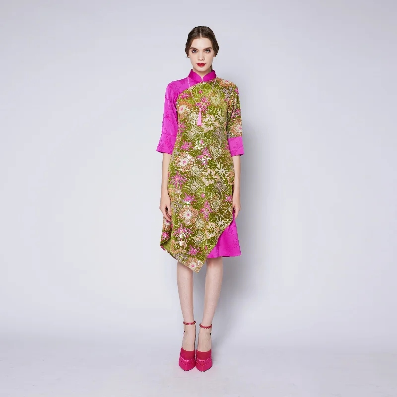 Meng Yao Velvet Dress Tunics Winter warm