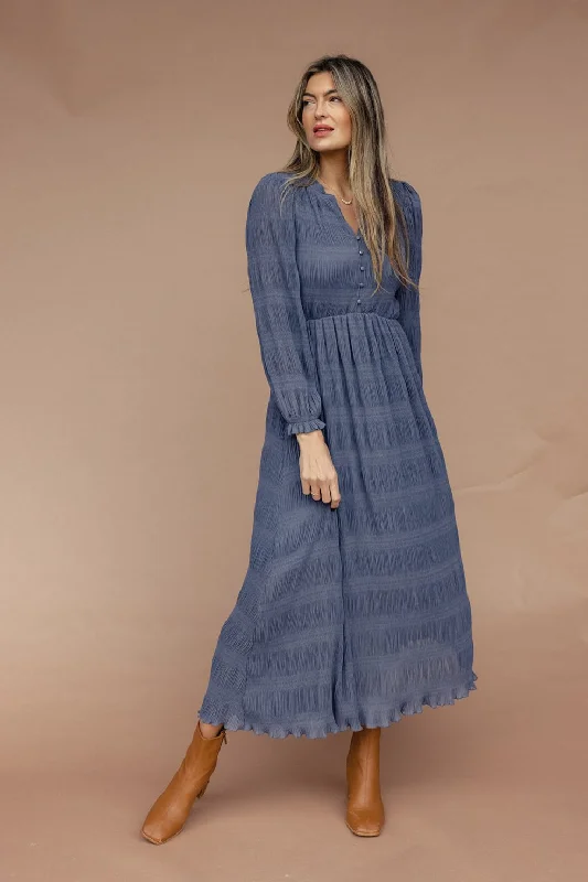 On The Terrace Textured Dress Tunics Cozy comfortable