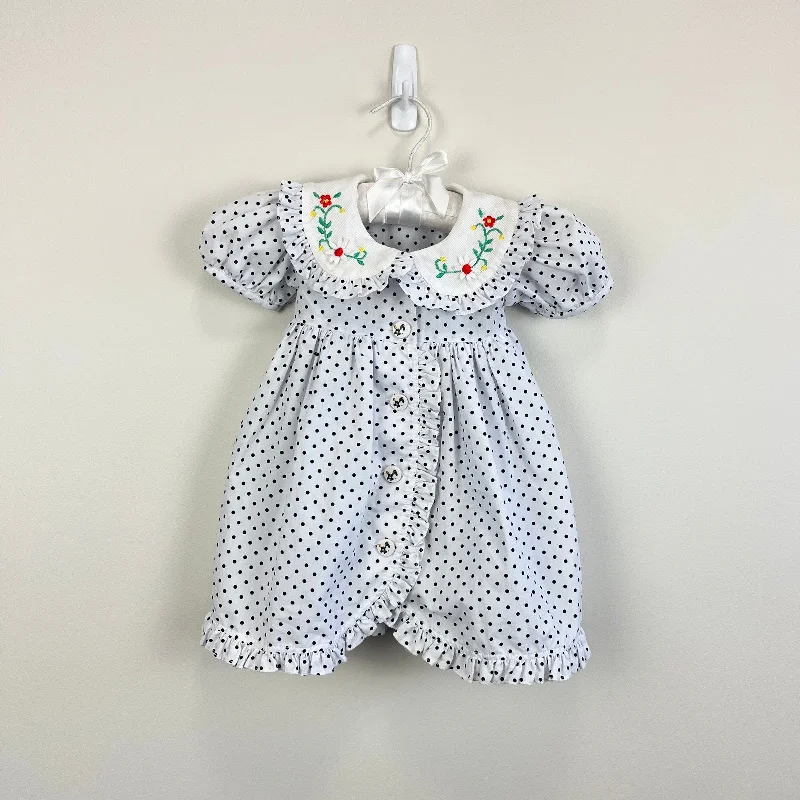 Vintage Sikaffy Polka Dot Dress 6 Months Bodycon Club Sequined