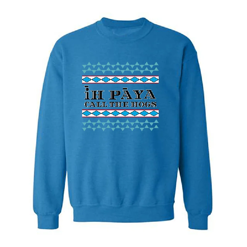 Arkansas - NCAA Women's Basketball : Carly Keats - Call The Hogs Crewneck Sweatshirt Hoodie with Side Slits Relaxed Casual