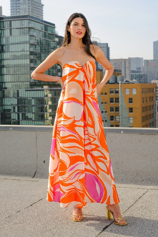 Orange/Cream Multi