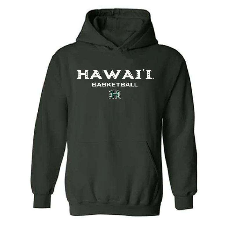 Hawaii - NCAA Women's Basketball : Brooklyn Rewers - Classic Shersey Hooded Sweatshirt Cotton Hoodie Fleece Lining Warmth