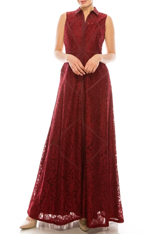 Aidan Mattox Collared Sleeveles Floral Lace Dress (Additional Colors) Tunics Custom made Aidan Mattox Collared Sleeveles Floral Lace Dress (Additional Colors) Tunics Custom made