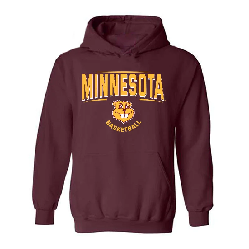 Minnesota - NCAA Women's Basketball : Sophia Hart - Classic Fashion Shersey Hooded Sweatshirt Hoodie with Half-Zip Sporty Casual