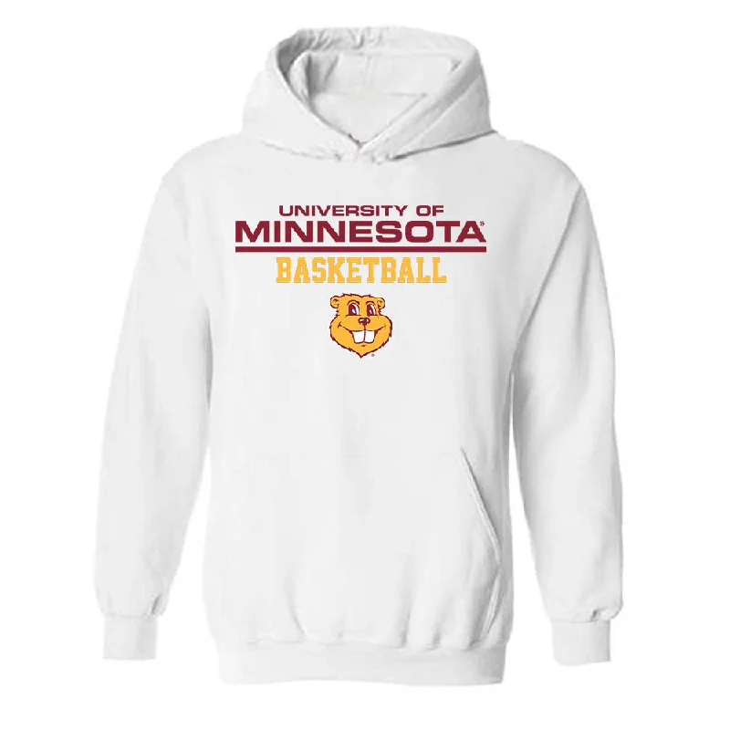 Minnesota - NCAA Women's Basketball : Sophia Hart - Classic Fashion Shersey Hooded Sweatshirt Hoodie with Crew Neck Simple Timeless
