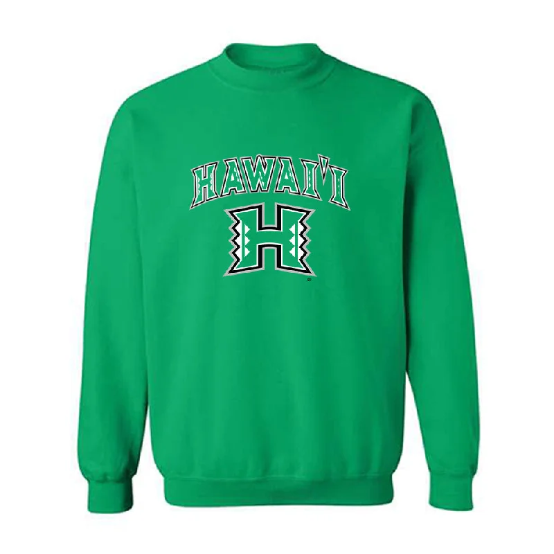 Hawaii - NCAA Women's Basketball : Brooklyn Rewers - Classic Shersey Crewneck Sweatshirt Hoodie with Hem Applique Textured Unique