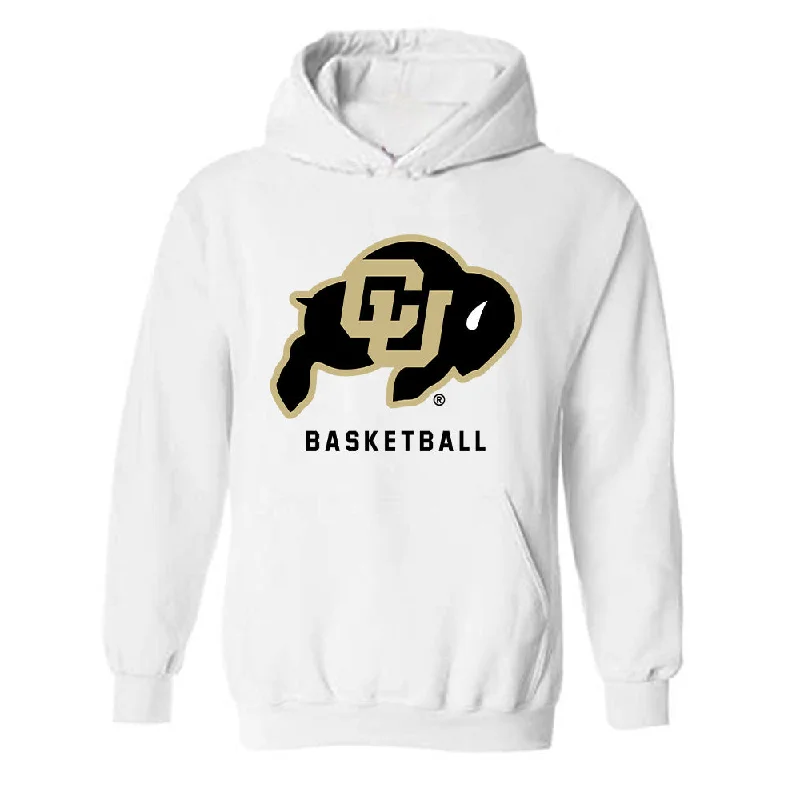 Colorado - NCAA Women's Basketball : Jade Masogayo - Hooded Sweatshirt Hoodie with Distressed Vintage Worn