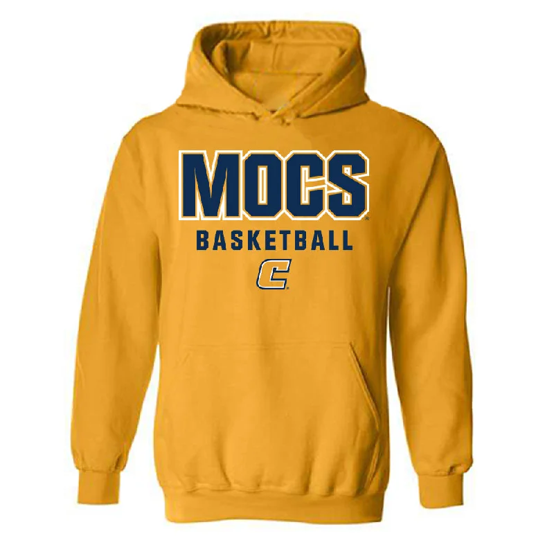 UTC - NCAA Women's Basketball : Kailyn Farrell - Classic Shersey Hooded Sweatshirt Hoodie with Mock Neck Collared Structured