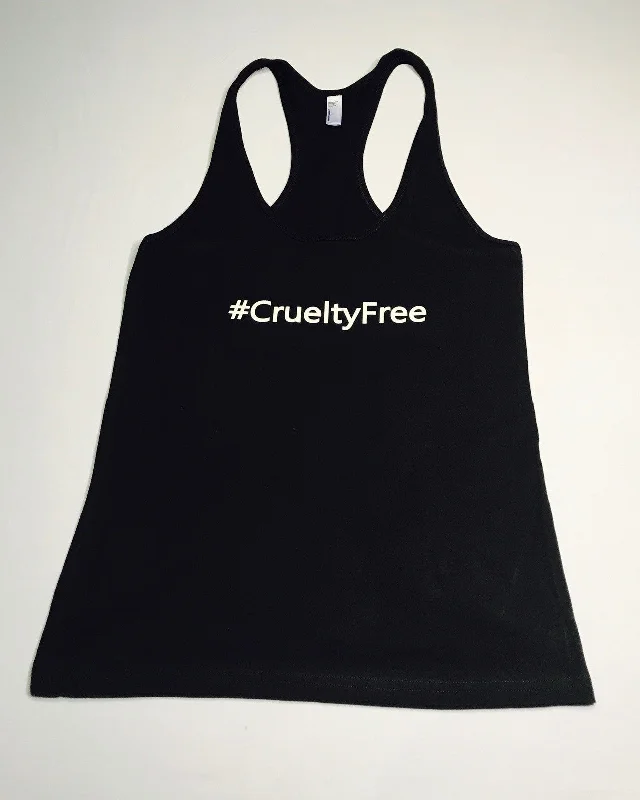 #CrueltyFree Womens Razorback Tank baby blue tank