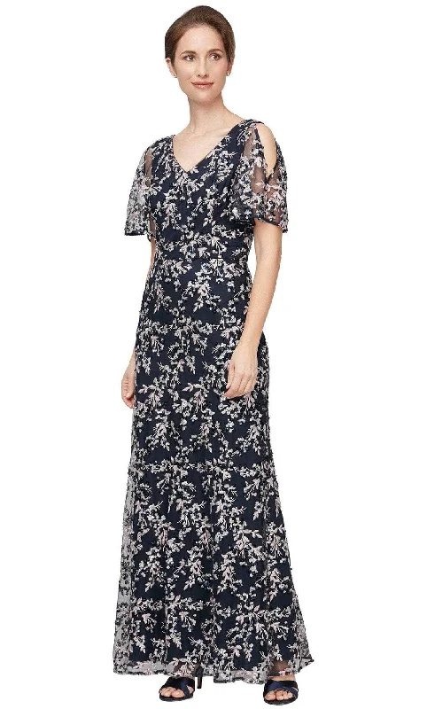 Alex Evenings 81171469 - Embroidered Jacket Formal Dress Appliqued Jacket Beaded Jacket Sequined Jacket