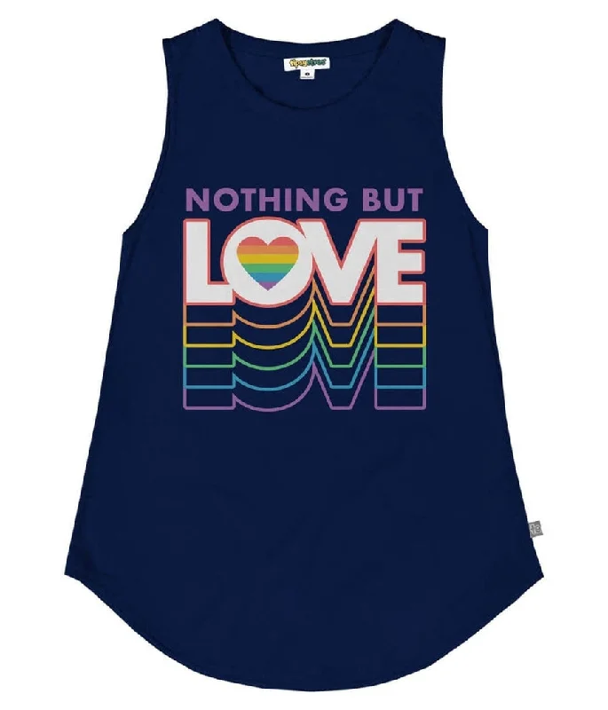 Nothing But Love Crew Scoop Tank Top soft tank top