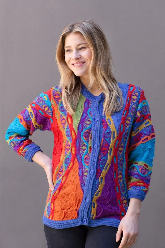 Tornado Crop Cardigan Mesh Cardigan Canvas Denim