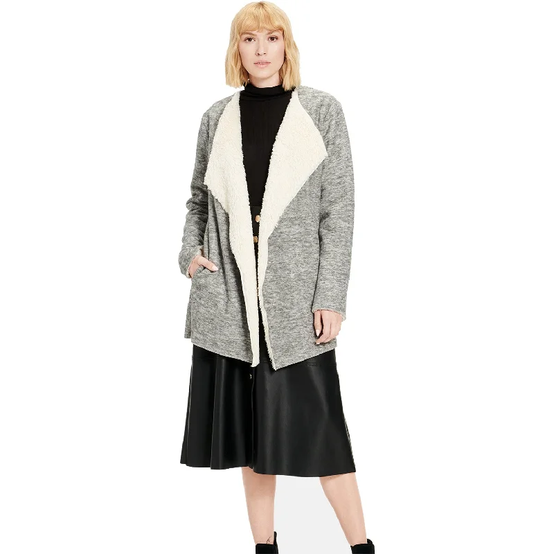 Women's UGG Abriana Shawl Cardigan Grey Heather Oversized Loose Flowy
