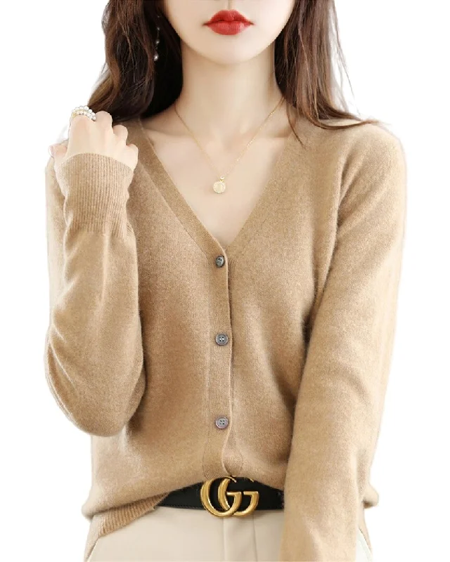 ASNE Wool Cardigan Spandex Rayon Corduroy