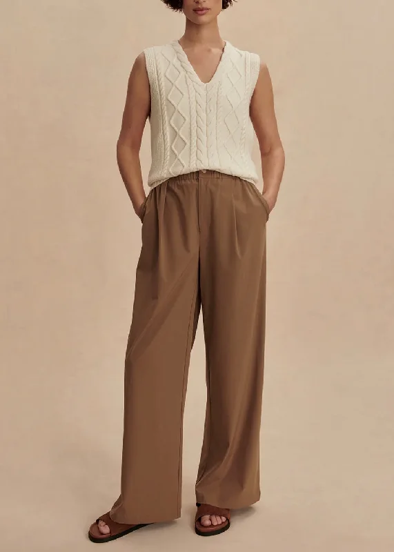 Kayson Wide Leg Pant 32" Trendy High-Waist Trousers