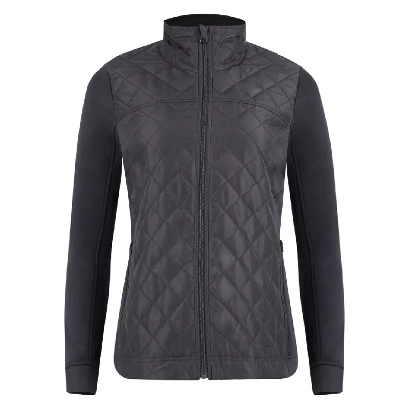 Full Zip Long Sleeve Quilted Jacket Mesh Jacket Canvas Jacket Denim Jacket