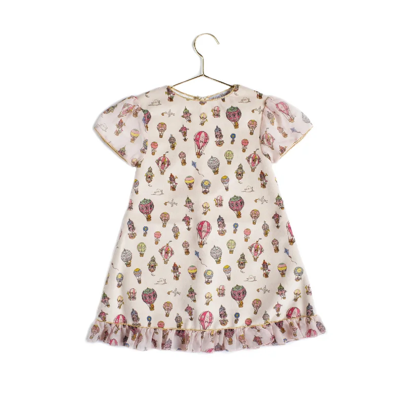 Atelier Choux Velvet Party Dress Tunics stripes playful