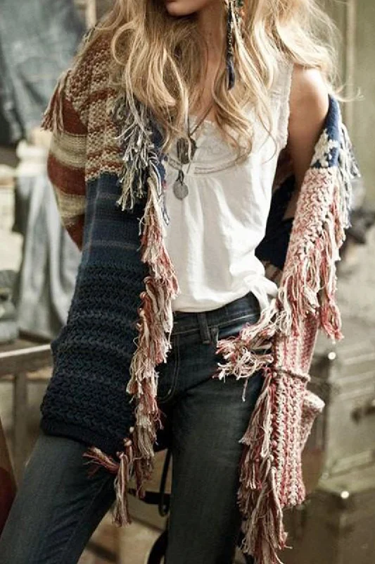 WOMEN CONTRASTING STAR STRIPE FRINGE KNIT CARDIGAN
100% POLYESTER
SIZE S(2)-M(2)-L(2)-XL(2)
MADE IN CHINA Slim Fit Regular Fit Oversized WOMEN CONTRASTING STAR STRIPE FRINGE KNIT CARDIGAN
100% POLYESTER
SIZE S(2)-M(2)-L(2)-XL(2)
MADE IN CHINA Slim Fit Regular Fit Oversized