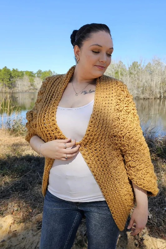 Crochet Kit - Chunky Dreamer Cardigan Fitted Loose Oversized