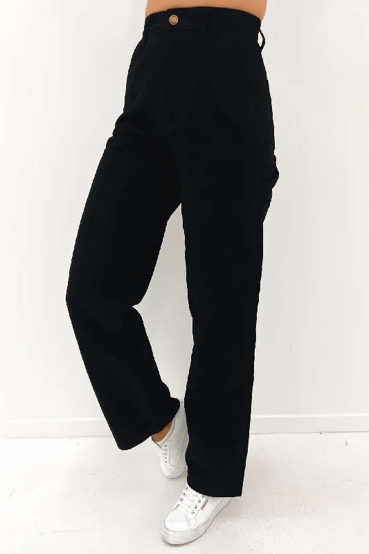 Carpenter Full Length Pant Black Fashionable Work Pants