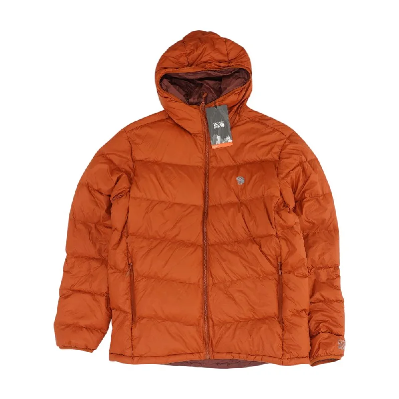 Rust Solid Puffer Jacket Mesh Jacket Canvas Jacket Denim Jacket