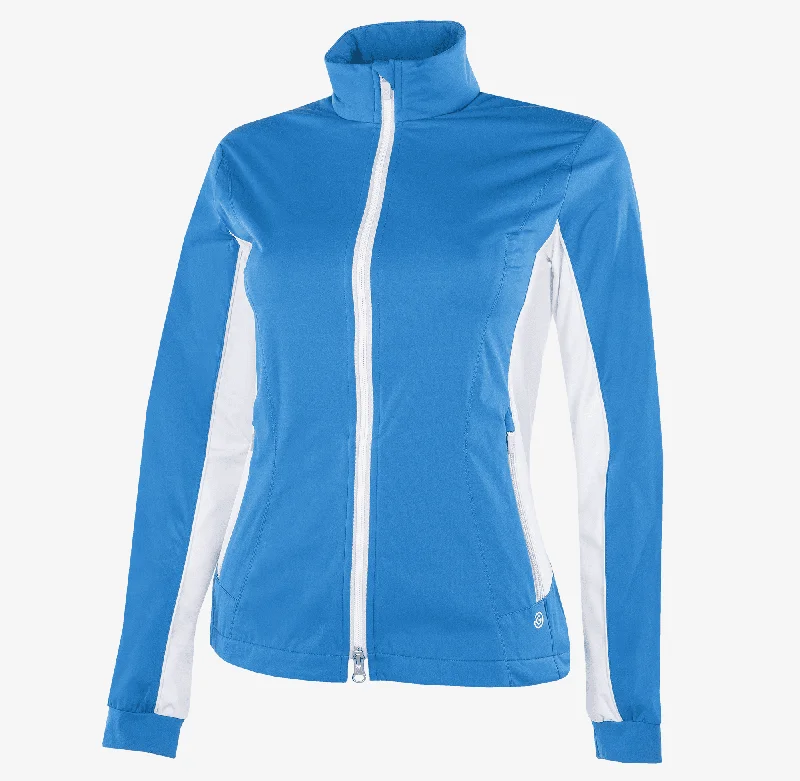 Larissa - Windproof and water repellent golf jacket V-Neck Jacket Boat Neck Jacket Square Neck Jacket