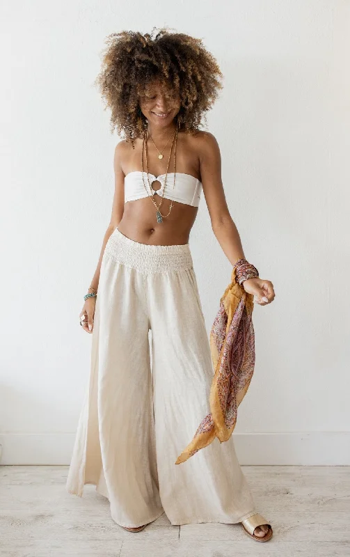 Dreamy Sands Pants Relaxed High-Waist Trousers