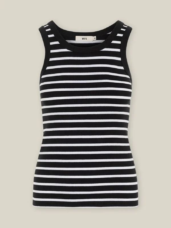 Striped Tank Top v-neck tank top