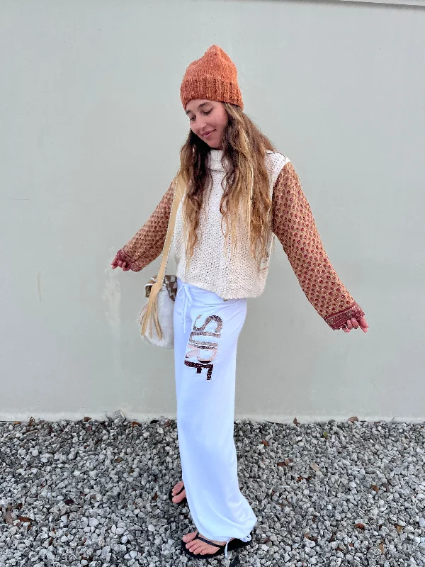 Surfer Girl Pants Elegant Silk Pants