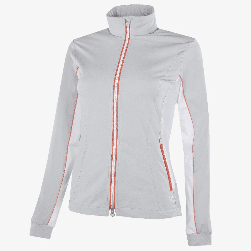 Larissa - Windproof and water repellent golf jacket Chenille Fabric Brocade Fabric Lace Fabric