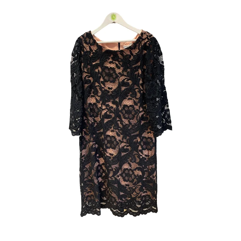 Just White Party Dress Lace Navy A-Line Day Work