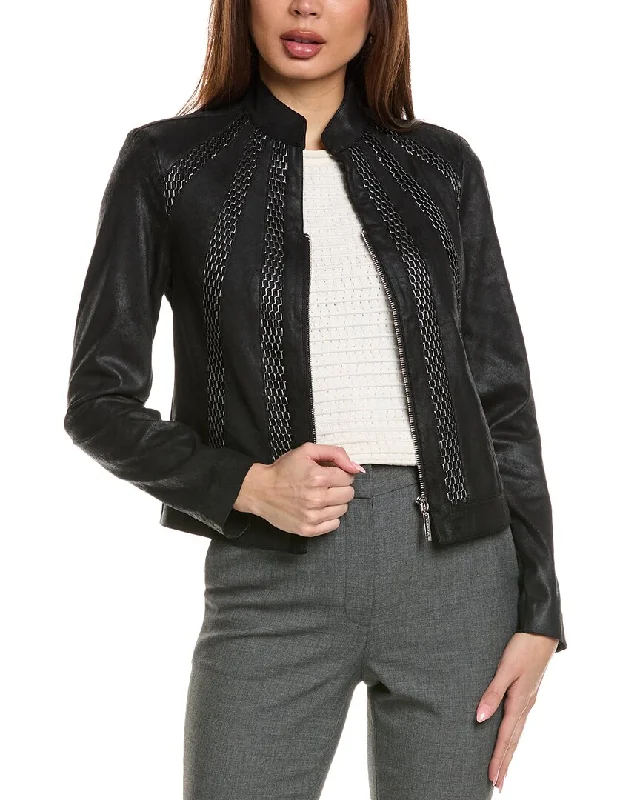 Joseph Ribkoff Chain Mesh Jacket Elasticated Jacket Padded Jacket Insulated Jacket