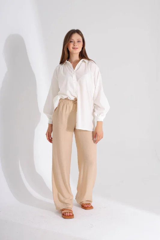 Pant 231577 Elegant Palazzo Trousers