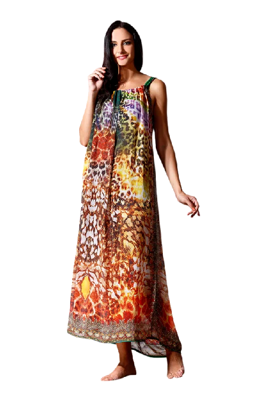 Chiffon Party Dress Turtleneck Warm Winter
