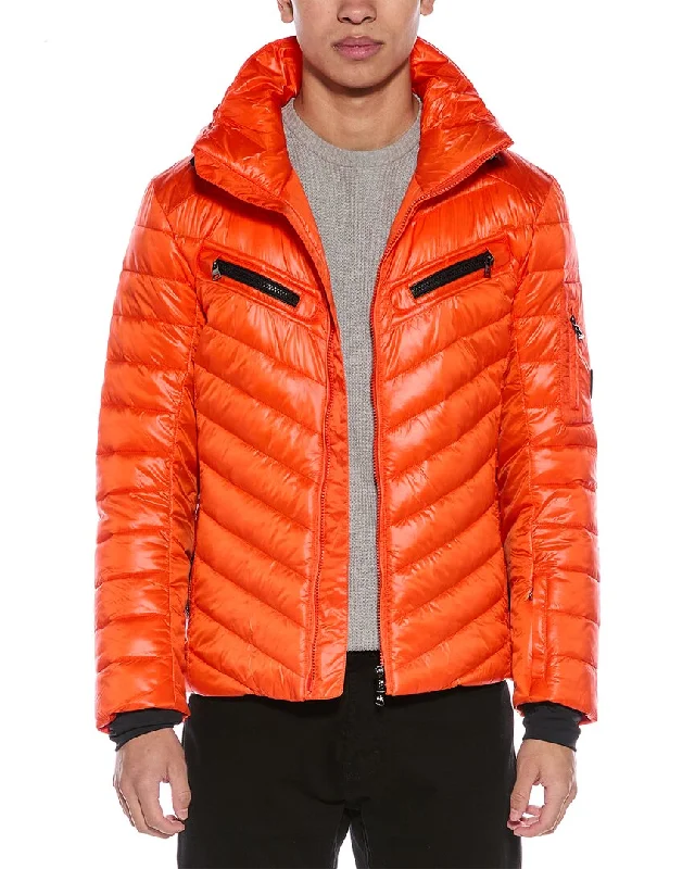 Bogner Denis-O Jacket Notch Collar Peter Pan Collar Cowl Neck