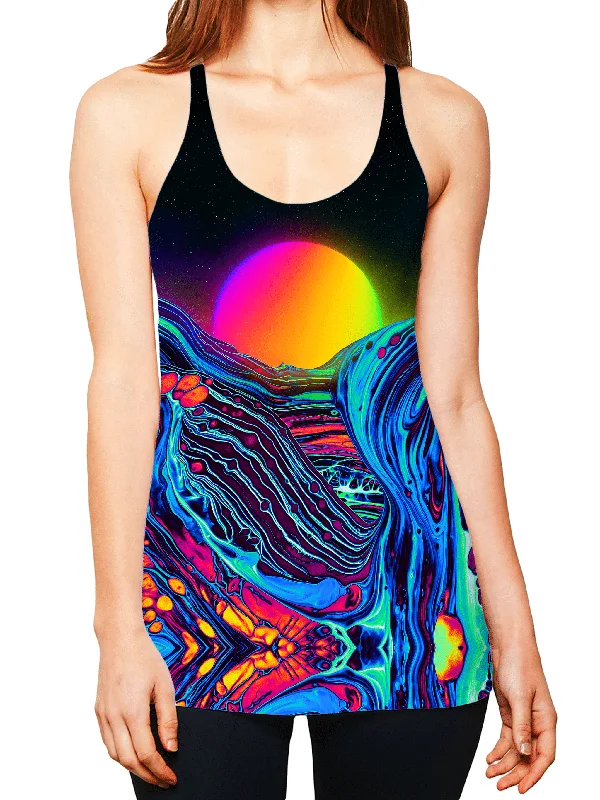 Dose of Sunset Women's Tank lemon yellow tank