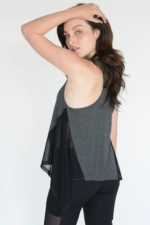 Active Asymmetric Hem Tank Top layering tank top