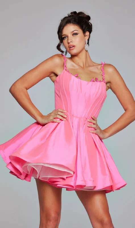 Jovani Short Party Dress 40379 Pencil Length Work