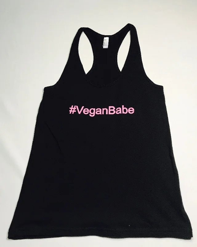 #VeganBabe Womens Racerback Tank mint tank top