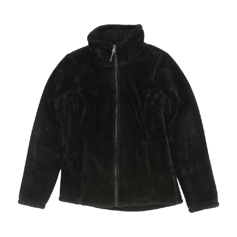 Black Solid Lightweight Jacket One-Shoulder Jacket Off-the-Shoulder Jacket Asymmetrical Jacket