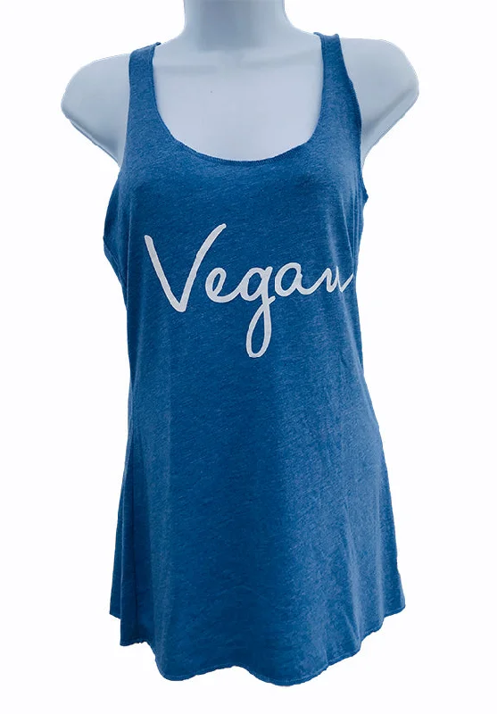Vegan Signature Tri-Blend Racerback Tank floral tank top