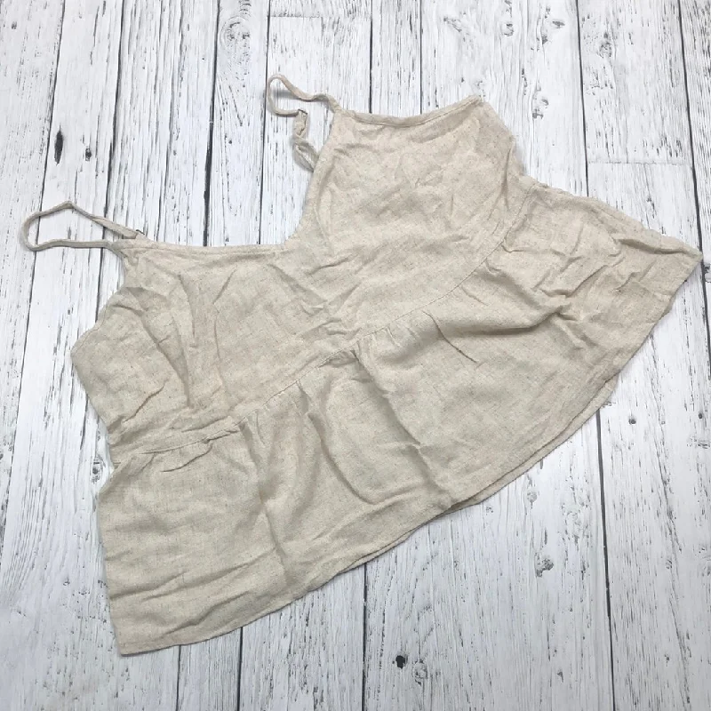Abercrombie&Fitch beige tank top - Hers L yoga tank top