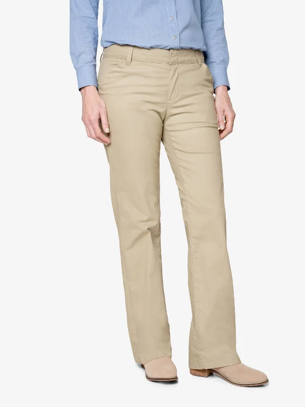 Insect Shield Women's Relaxed Stretch Twill Pants Comfy Athletic Pants