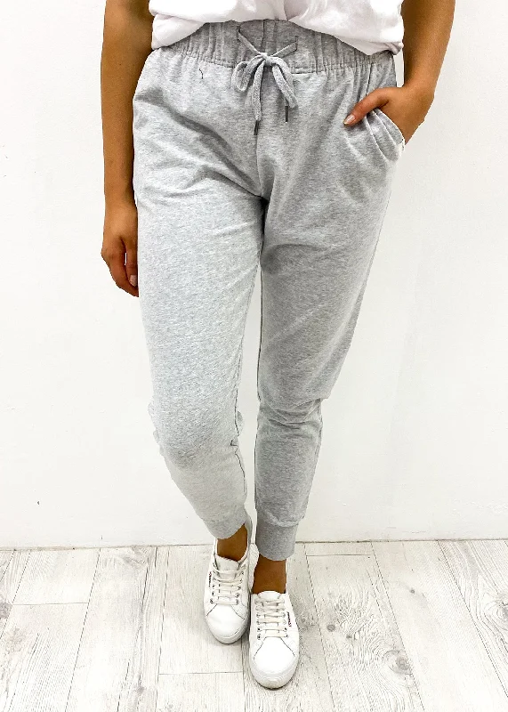 Lazy Days Pant Grey Marle Stylish Elastic Waist Pants