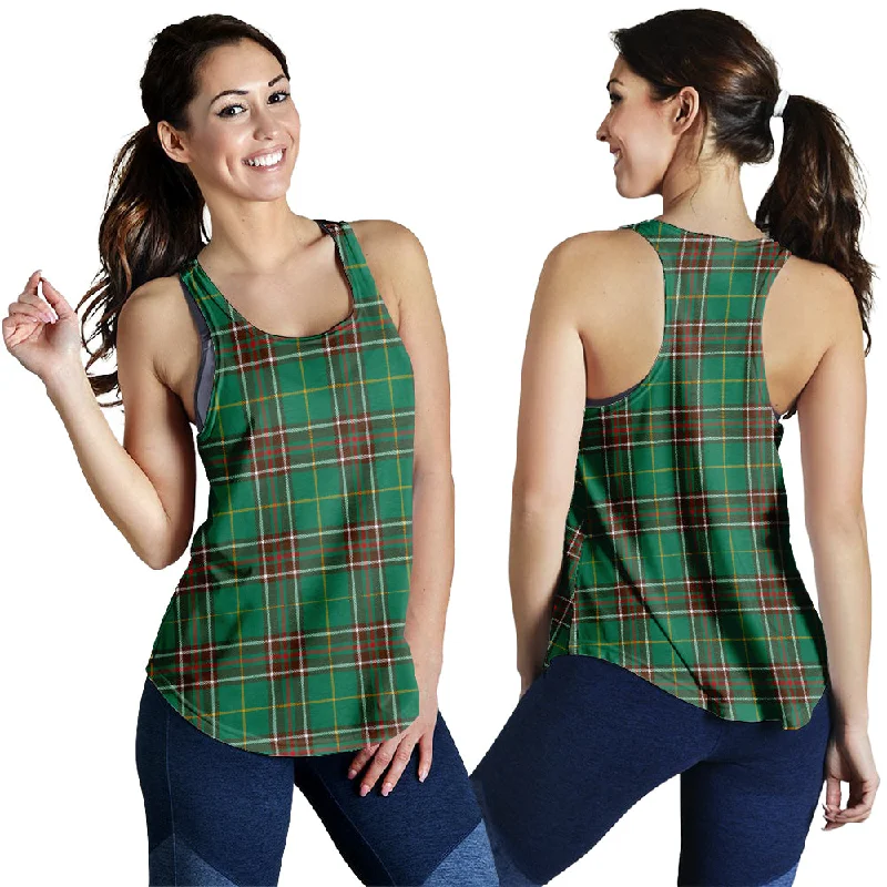 Newfoundland And Labrador Province Canada Tartan Women Racerback Tanks comfortable tank top
