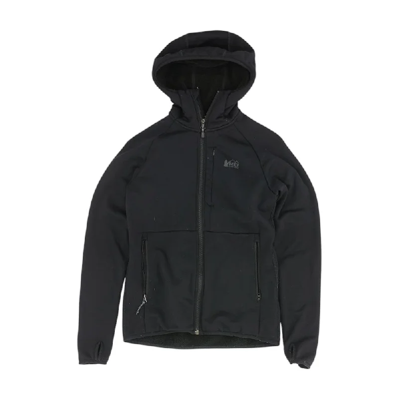 Black Solid Lightweight Jacket Cardigan Sweater Pullover