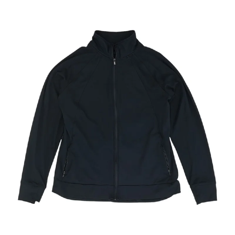 Navy Solid Active Jacket Elasticated Jacket Padded Jacket Insulated Jacket